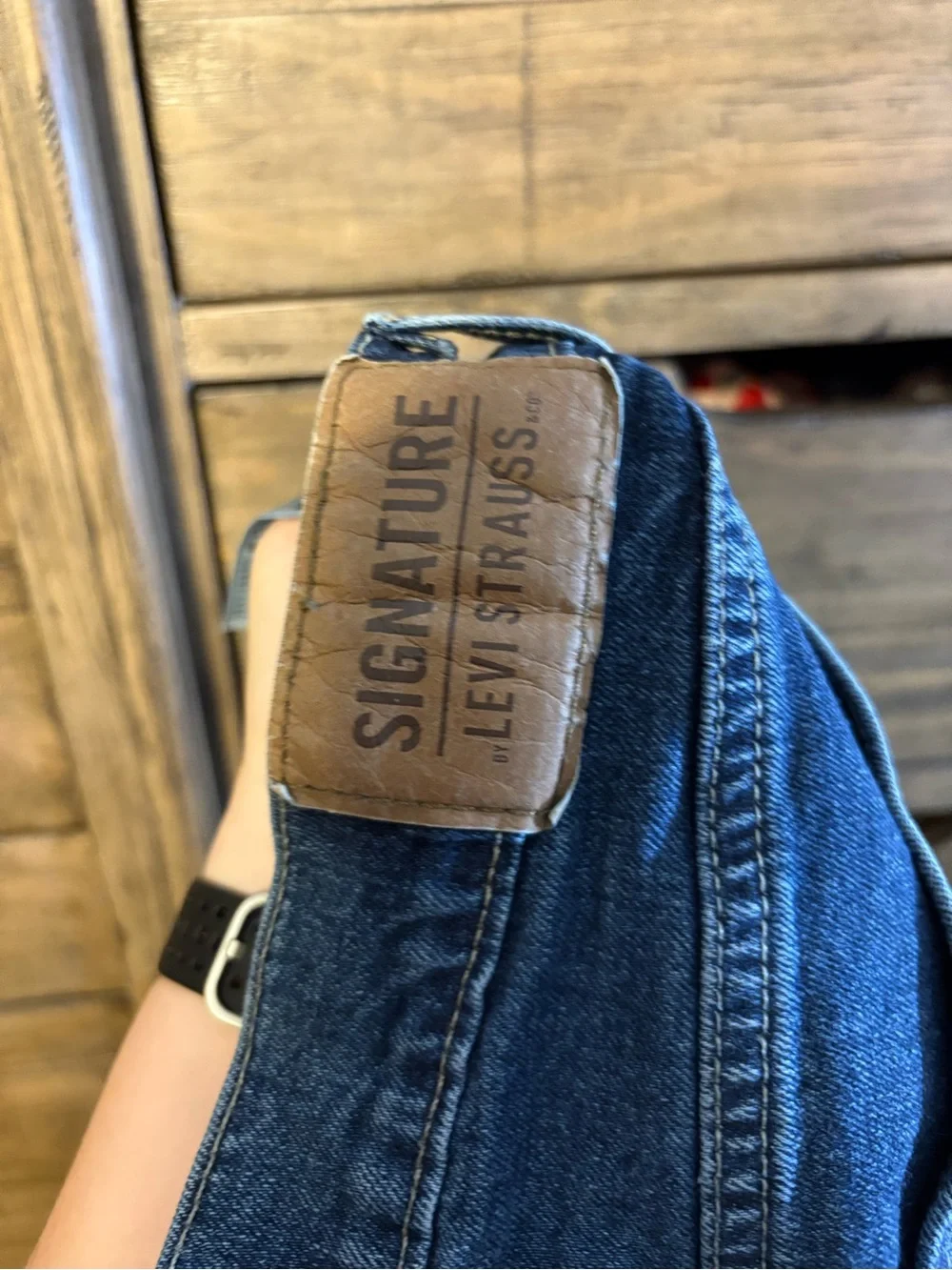 Signature Levi Strauss Relaxed Fit Jeans 32x32 Dark Wash Relaxed Leg Men’s